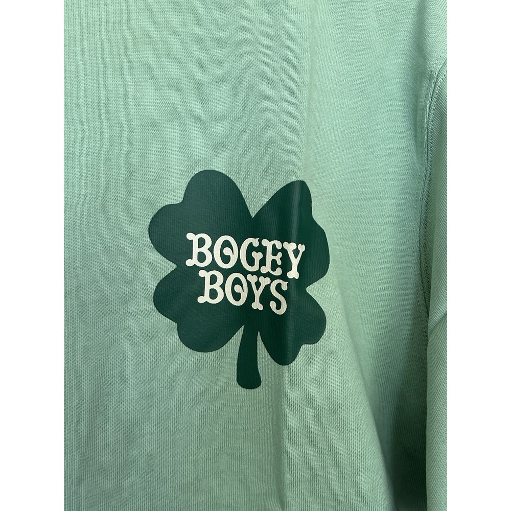 bogey boys Macklemore clover t-shirt green large. Golfing Street St. Patrick NEW - Picture 4 of 10